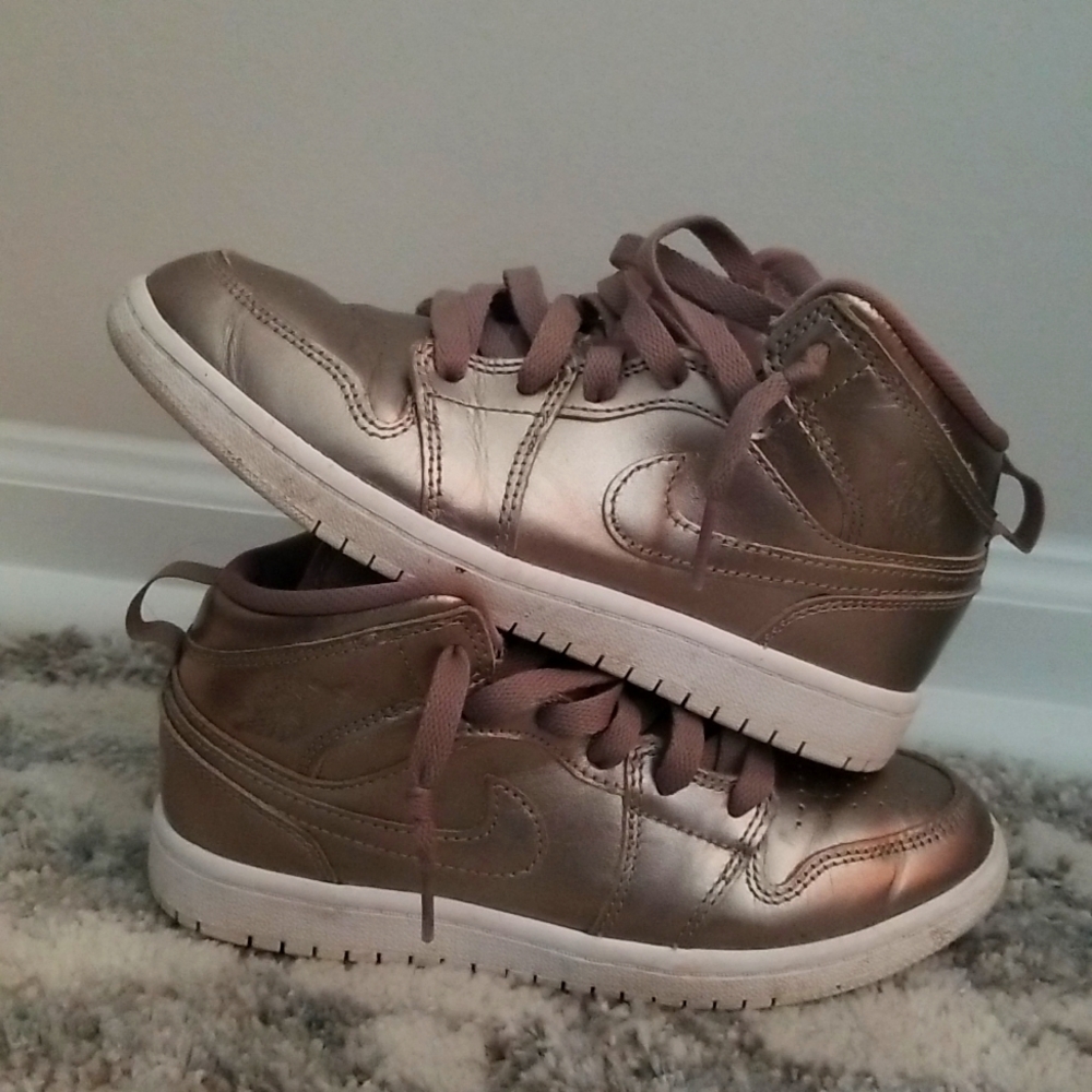 Nike Air Jordan Mid Youth 1.5 Metallic